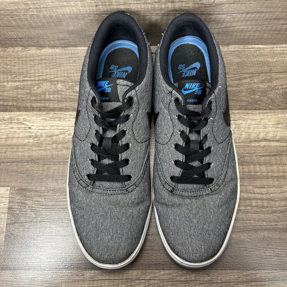 Nike SB Check Gray Black Mens US Size 10 EUR 44 843896-004 Sneakers - Picture 8 of 10